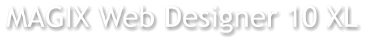 MAGIX Web Designer 10 XL